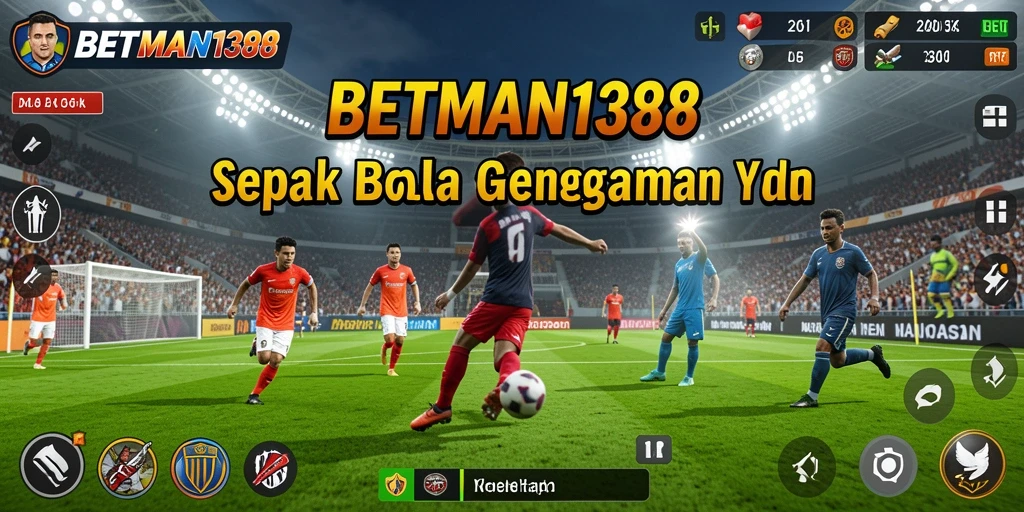 Tampilan gameplay BETMAN138 yang menegangkan dan kompetitif dalam pertandingan Football.