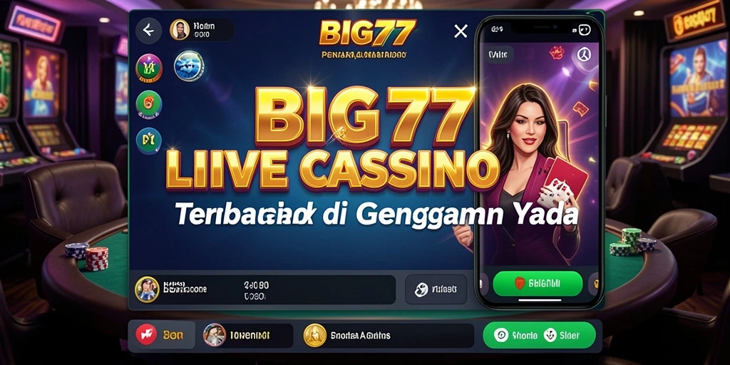 Tampilan gameplay langsung dari dealer profesional di BIG77.