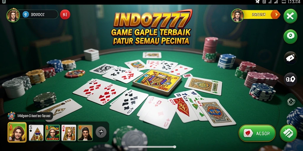 Gameplay seru Gaple yang mengasyikkan di INDO777.