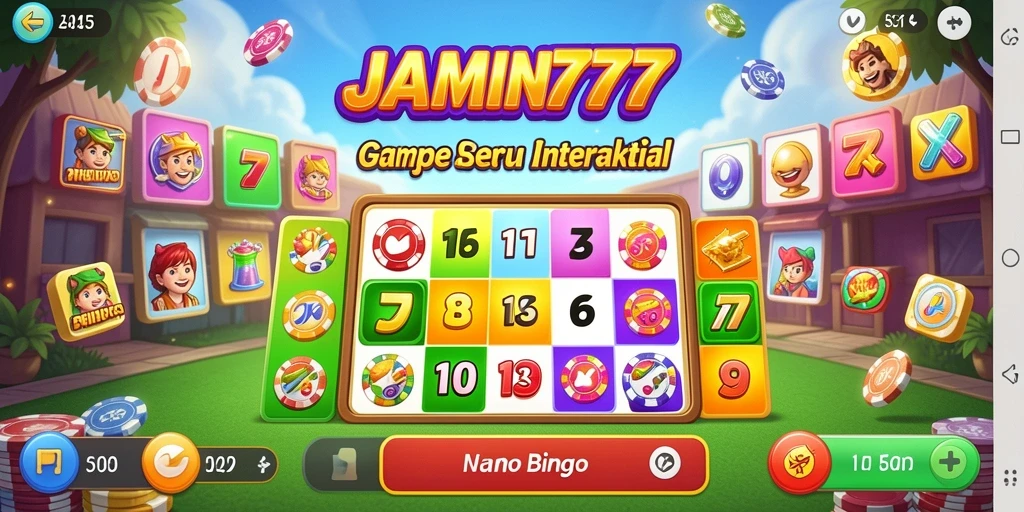 Tampilan permainan Bingo yang seru dan interaktif