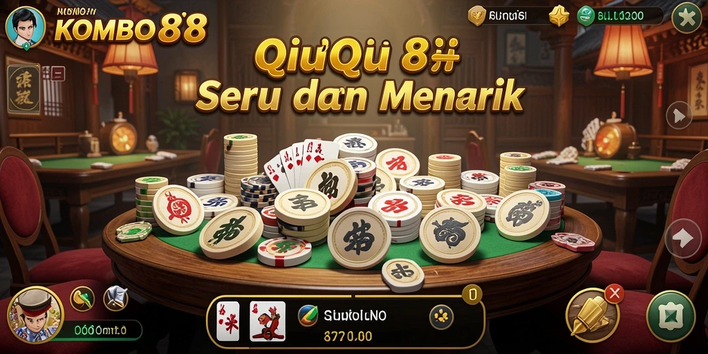 Screenshot gameplay QiuQiu yang seru dan mendebarkan.