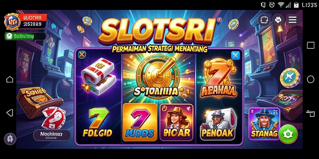 Tampilan gameplay SLOTSRI yang menarik dan penuh strategi.