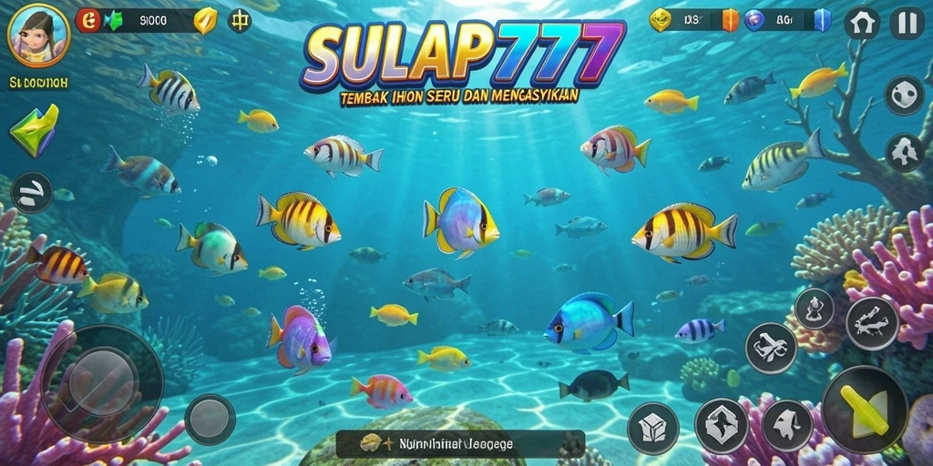 Tangkapan layar menunjukkan gameplay seru dalam Tembak Ikan SULAP777.