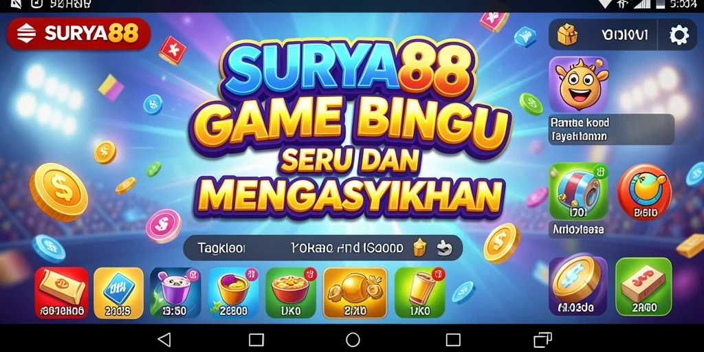 Tampilan gameplay Bingo yang seru dan interaktif.