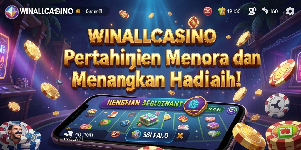 Tampilan gameplay menegangkan di WINALLCASINO dengan menara yang siap bertahan.